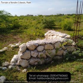 Joli terrain à vendre situé À Iilavois 35, HAITI